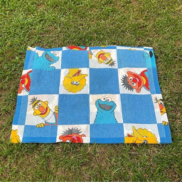 NEW Vintage 70s 80s SESAME STREET Muppets Kids Nursery Curtain Panels JP Stevens - Picture 6 of 11